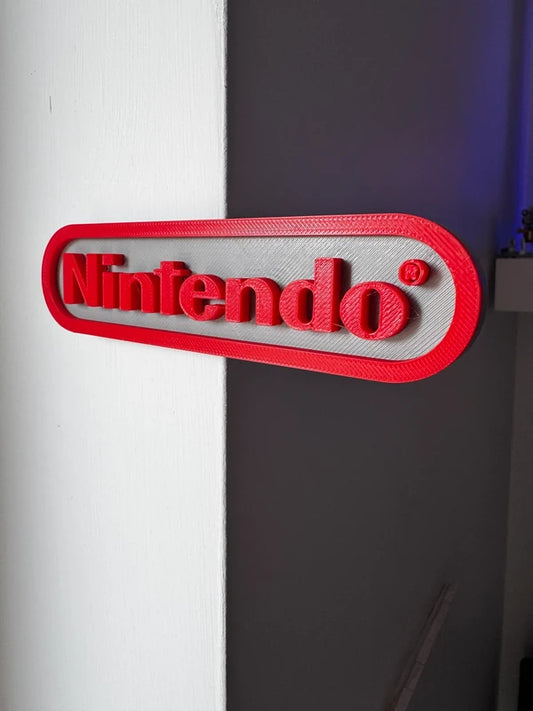 Nintendo – Magnete Logo Nintendo – Stampa 3D – Decorazione Gaming Room