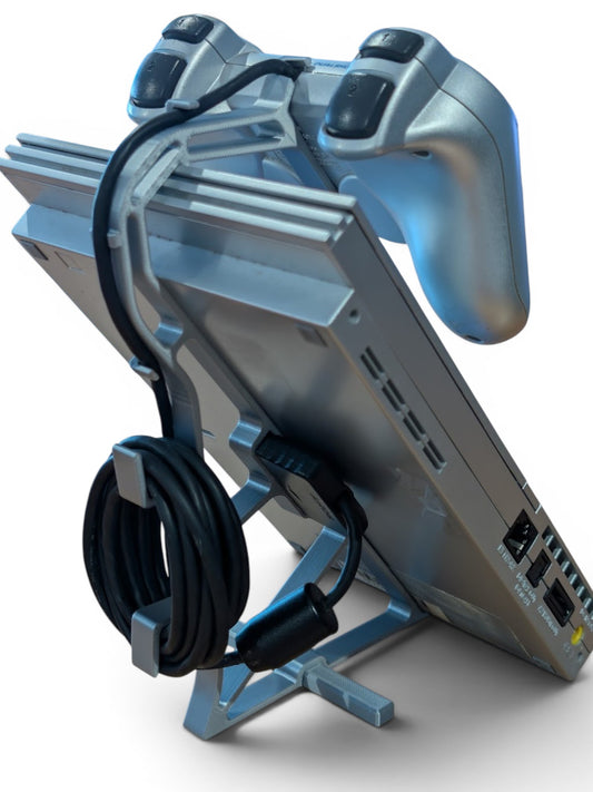 Stand/Espositore per Play Station 2 Slim (verticale / orizzontale)