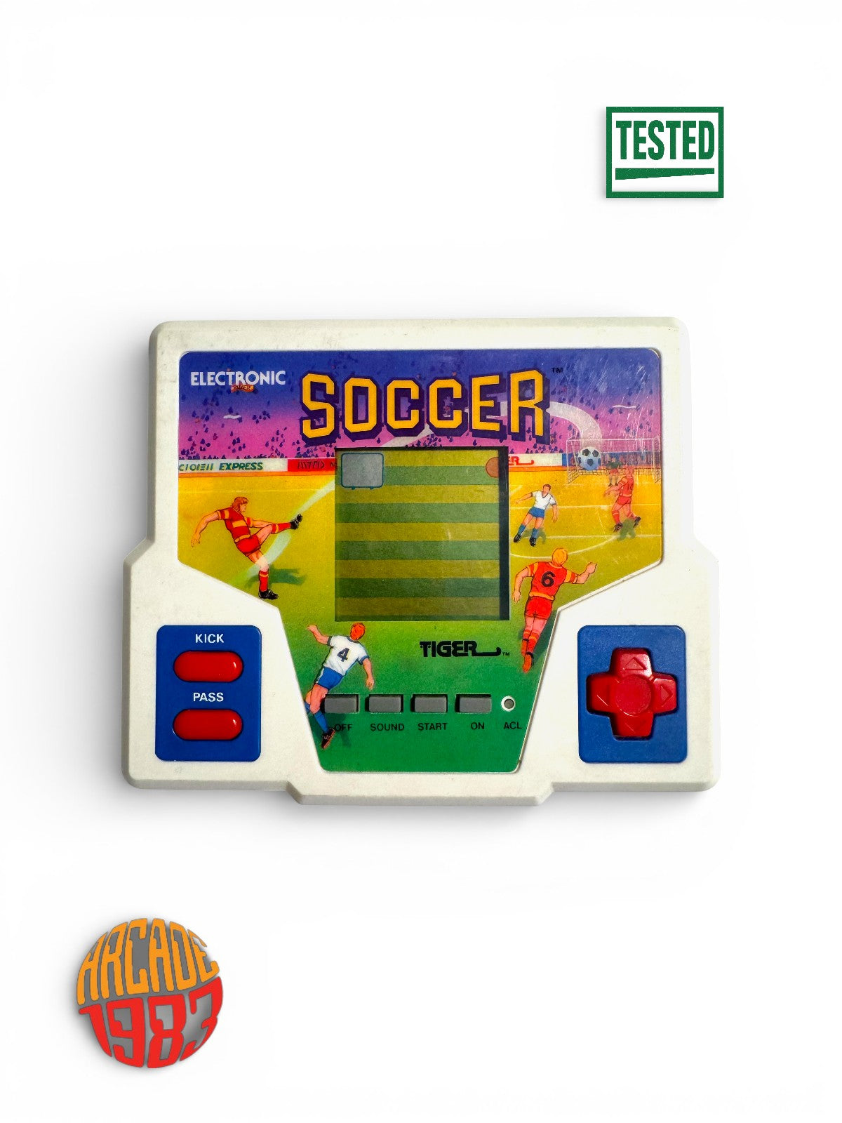 Tiger Electronics – 1980s – Soccer – Handheld LCD Game