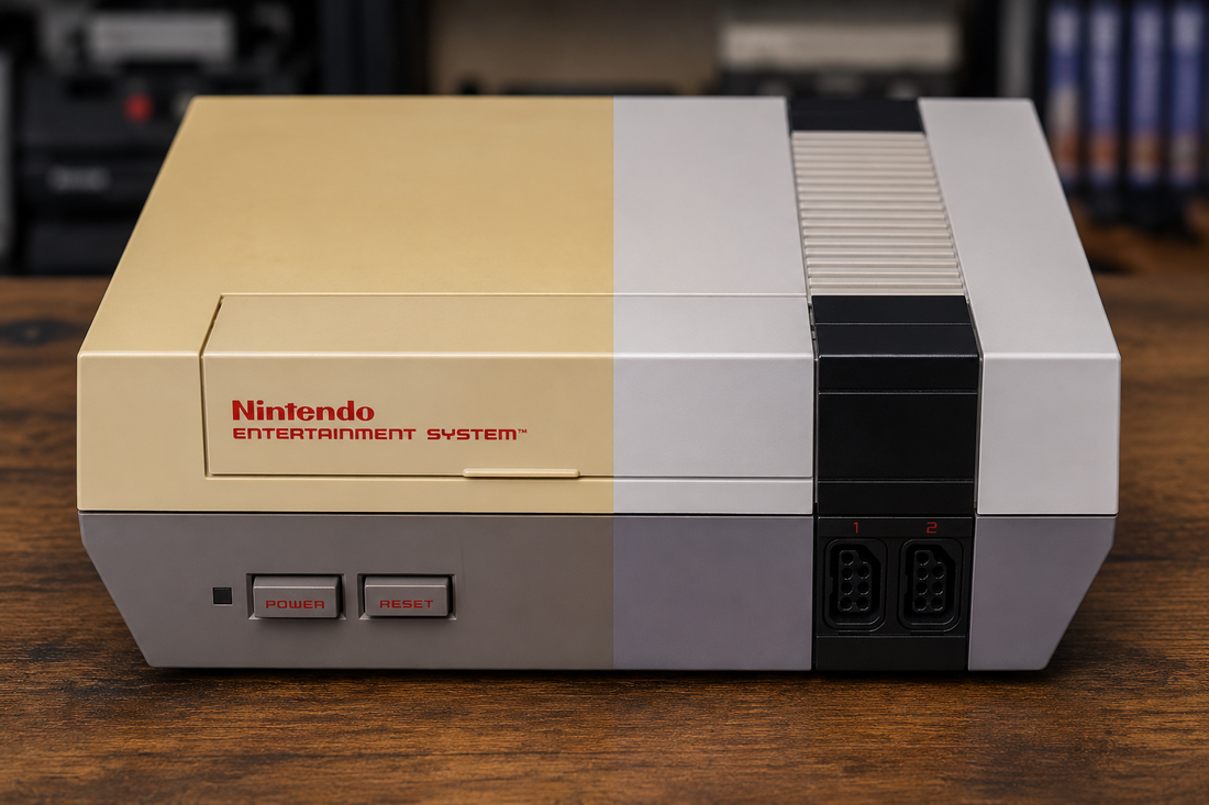 Come sbiancare le console vintage ingiallite