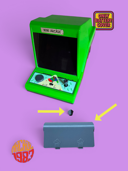 Battery Cover + Joystick Cap for Mini Arcade "Prince Grenouille"_cod.105