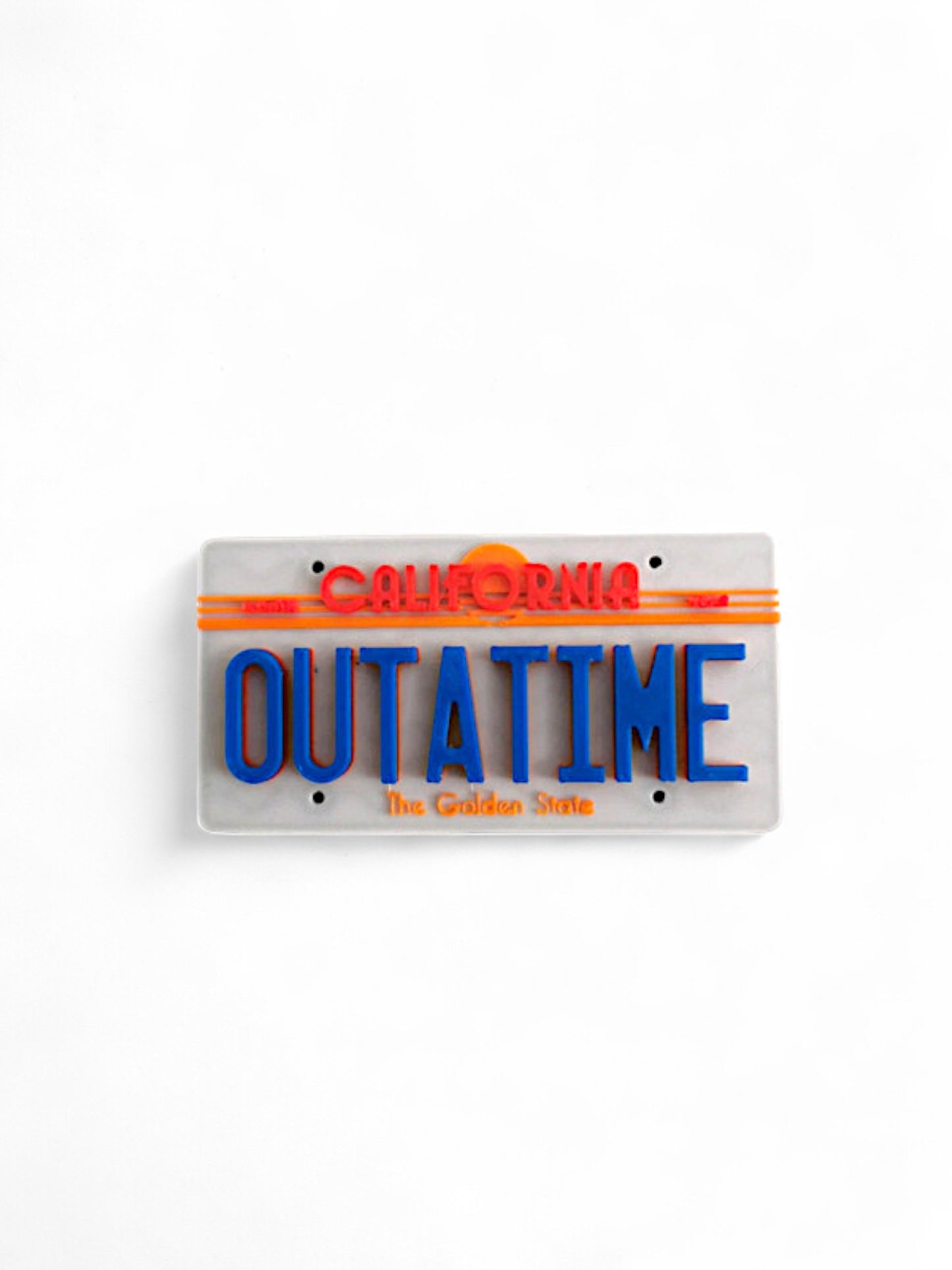 BACK TO THE FUTURE – Targa OUTATIME DeLorean – Magnetica 3D