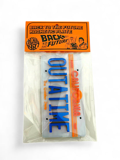 BACK TO THE FUTURE – Targa OUTATIME DeLorean – Magnetica 3D