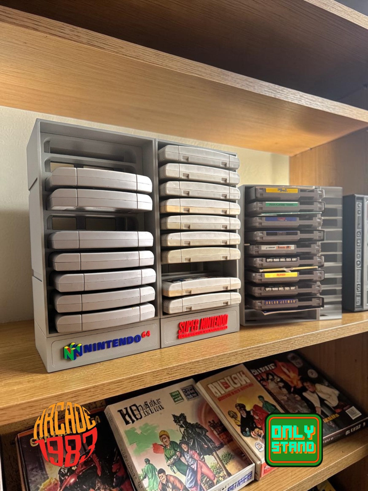 Stand / Organizer per cassette Nintendo (nes/snes/n64)