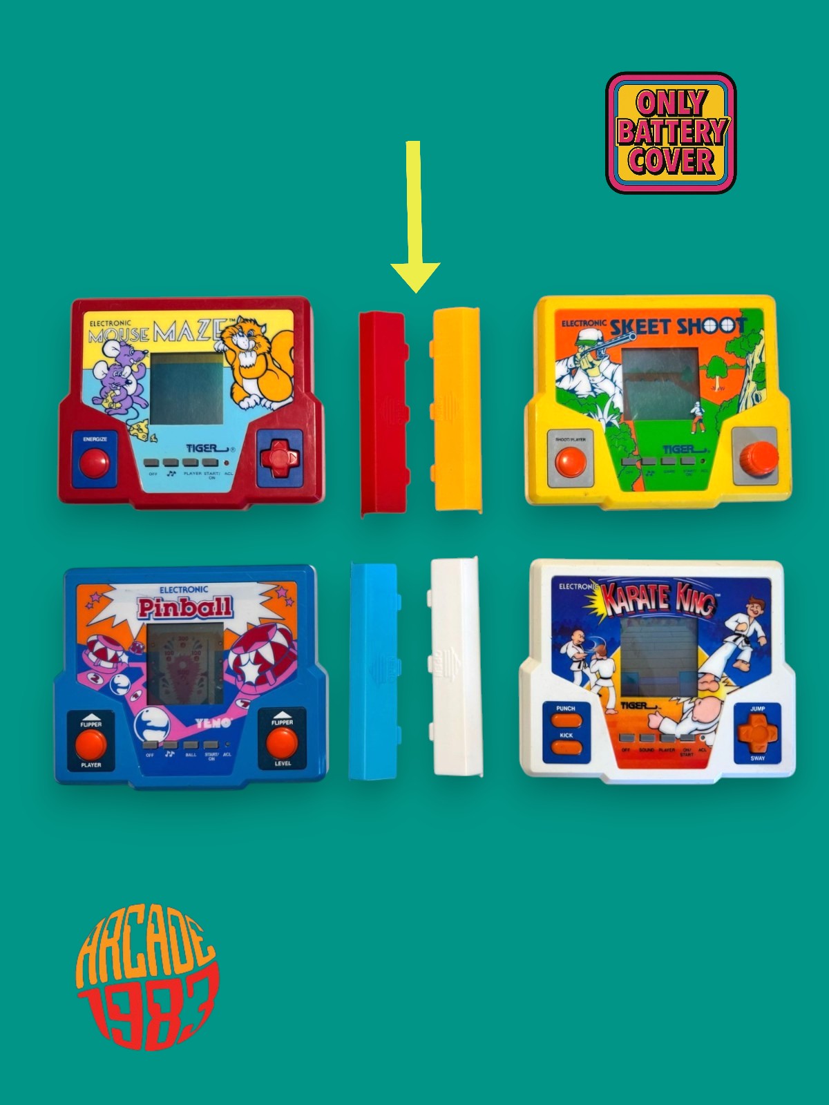 Battery Cover per Tiger Electronics – LCD Handheld Regular Series_cod.001