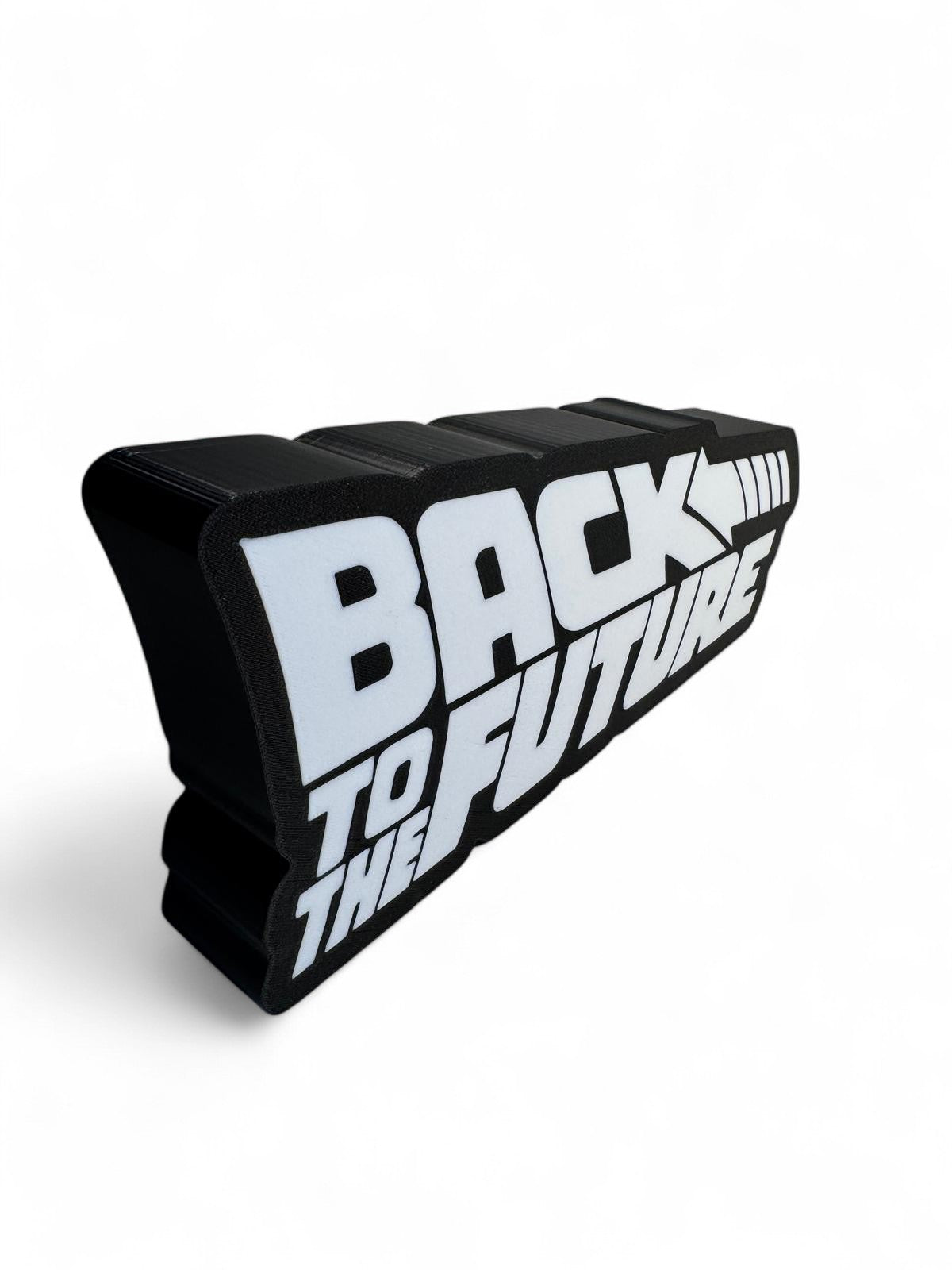 Insegna LED Retro – Logo Back to the Future – USB-C
