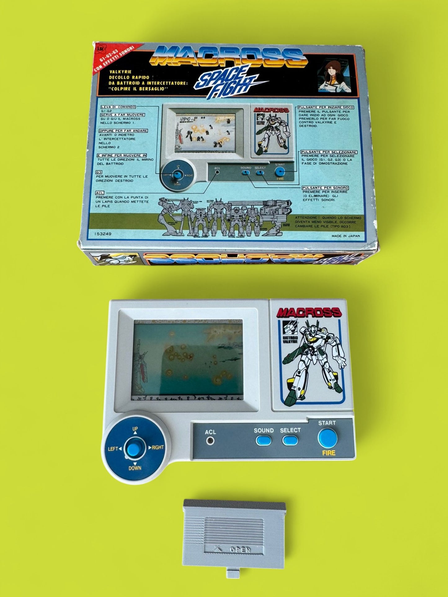 Battery Cover per Takatoku Toys - Macross Space Fight - LSI Game_cod.042