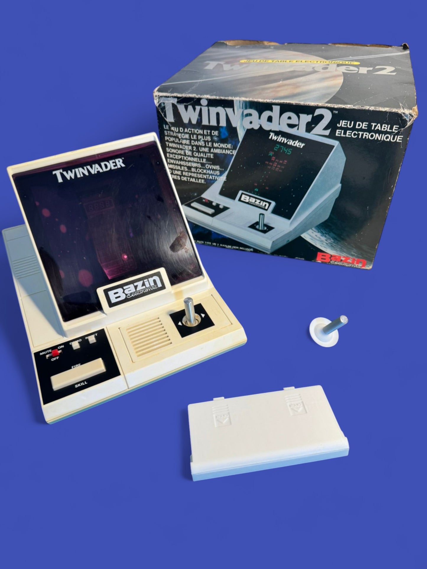 Battery cover & Joystick per Bazin Electronic – Twin Invader 2_cod.053