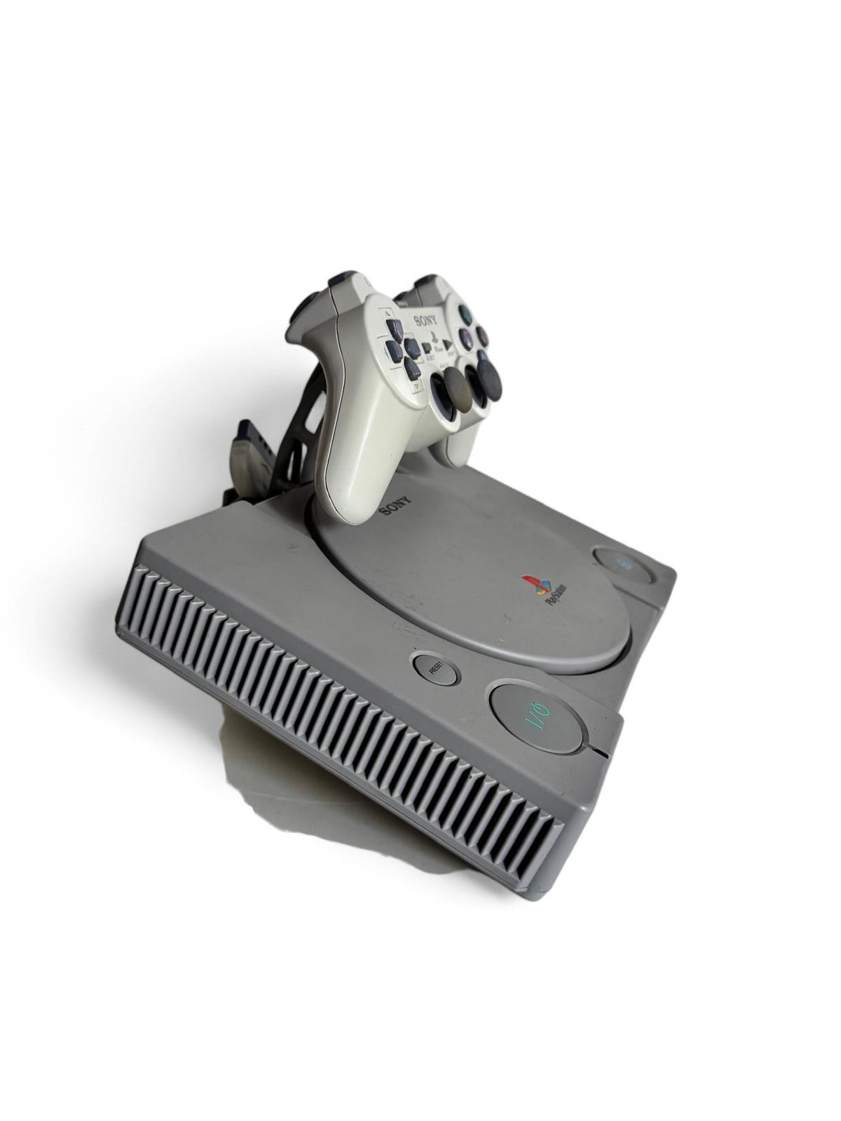 Stand/Espositore per Play Station 1 con Controller analogico