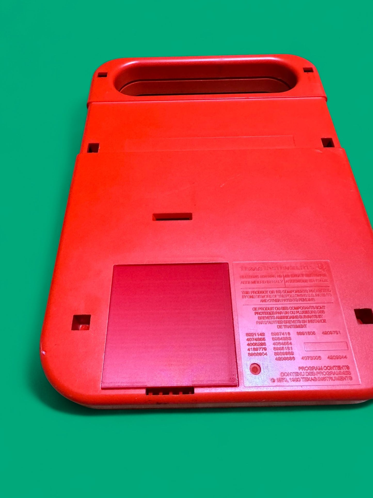Battery Cover for Jiminy Cricket - Texas Instruments – 1983 cod.058 