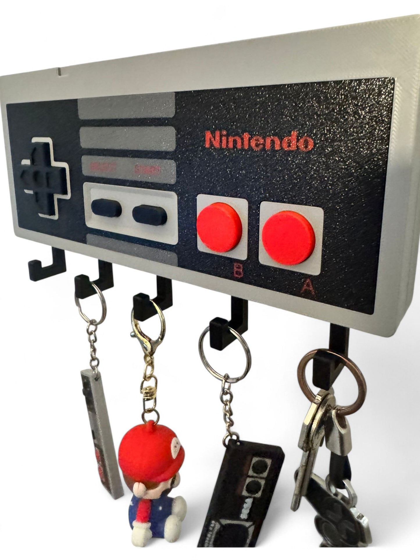 Appendi chiavi/Keychain holder - Controller NES – 5 Ganci – Stampa 3D