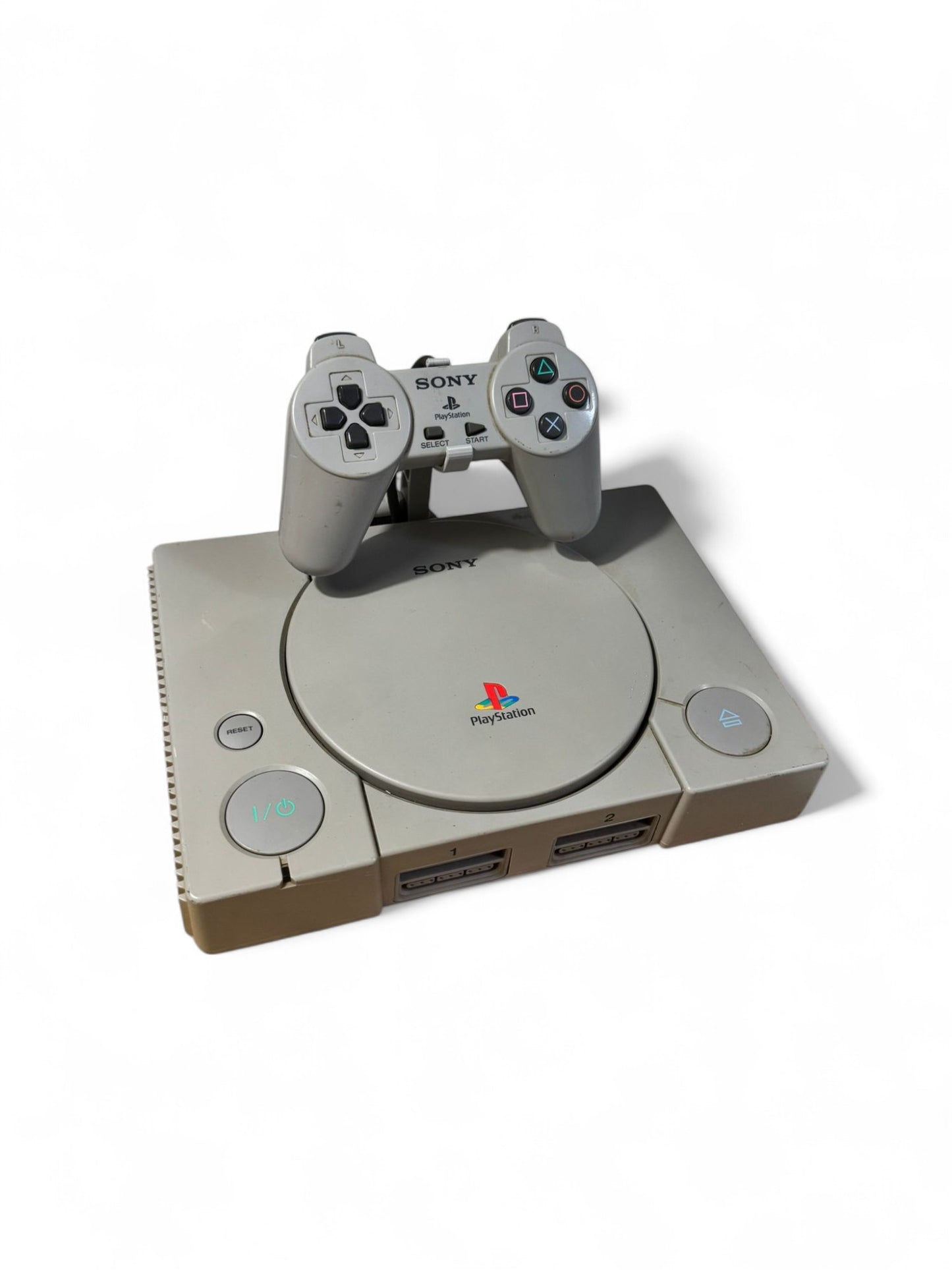 Stand/Espositore per Play Station 1 con Controller Classic (no analogico)
