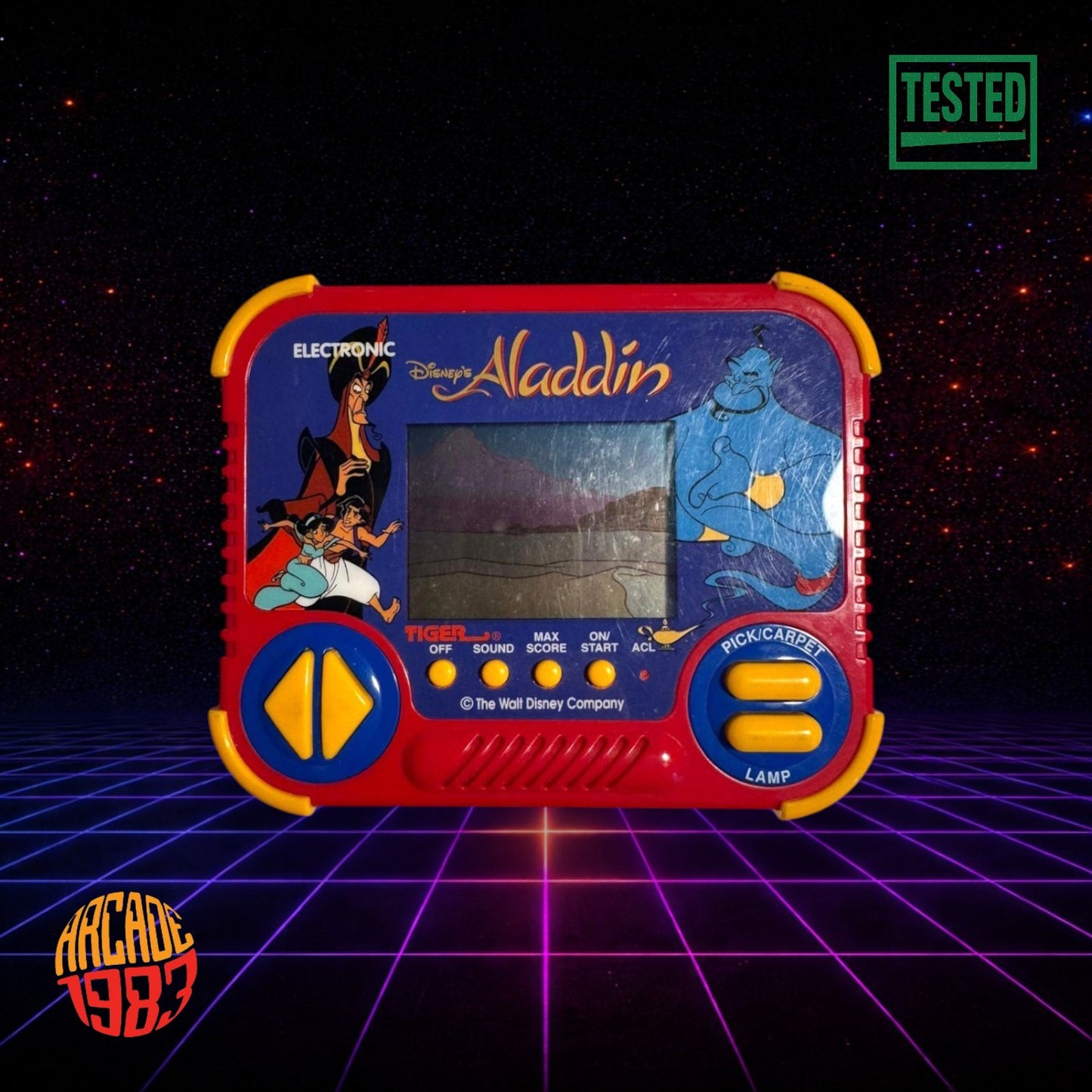 Tiger Electronics – 1990 – Aladdin – Electronic Handheld