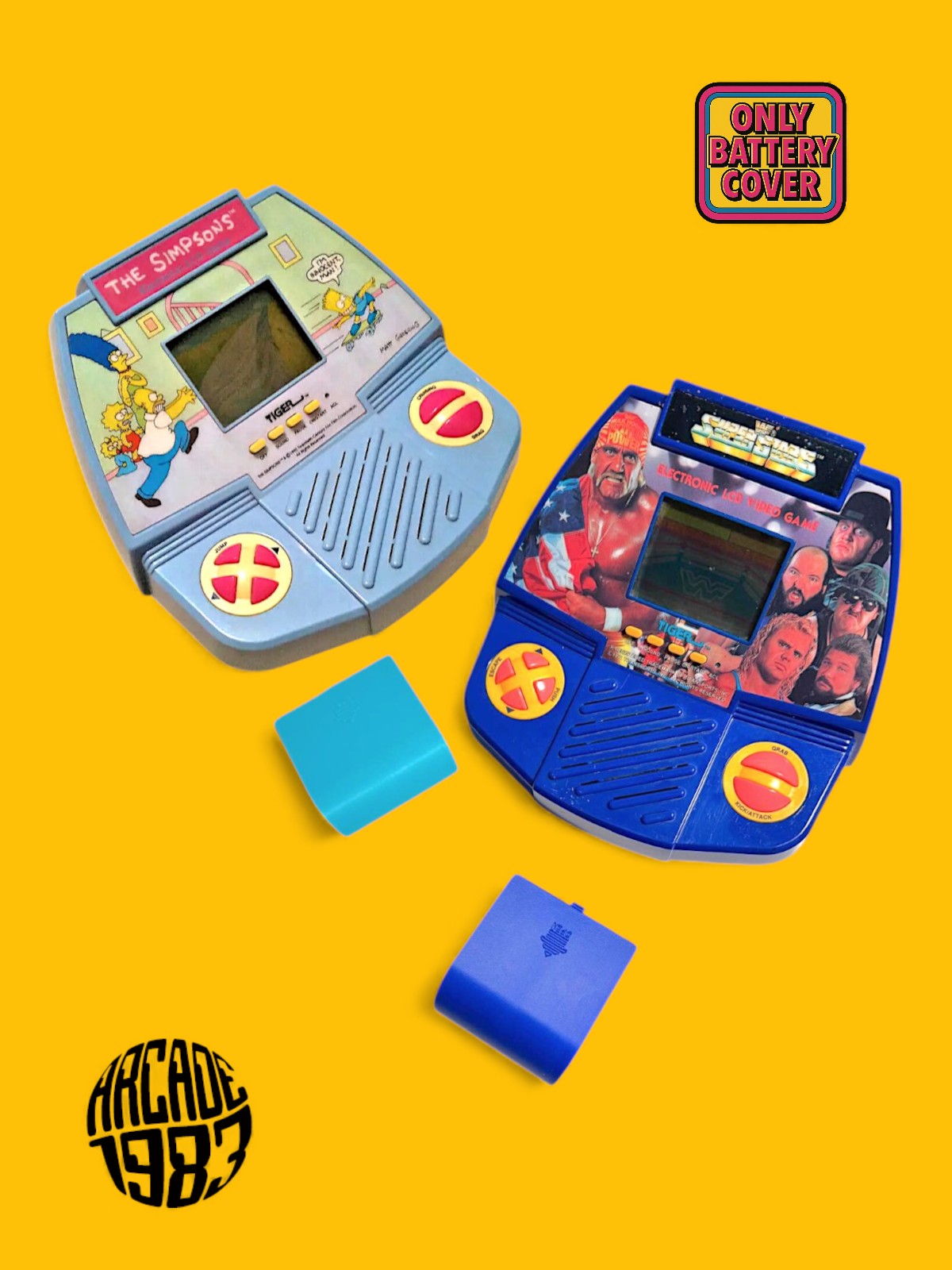 Battery Cover per Tiger Electronics The Simpsons / WWF Wrestling (Tabletop)_cod.079