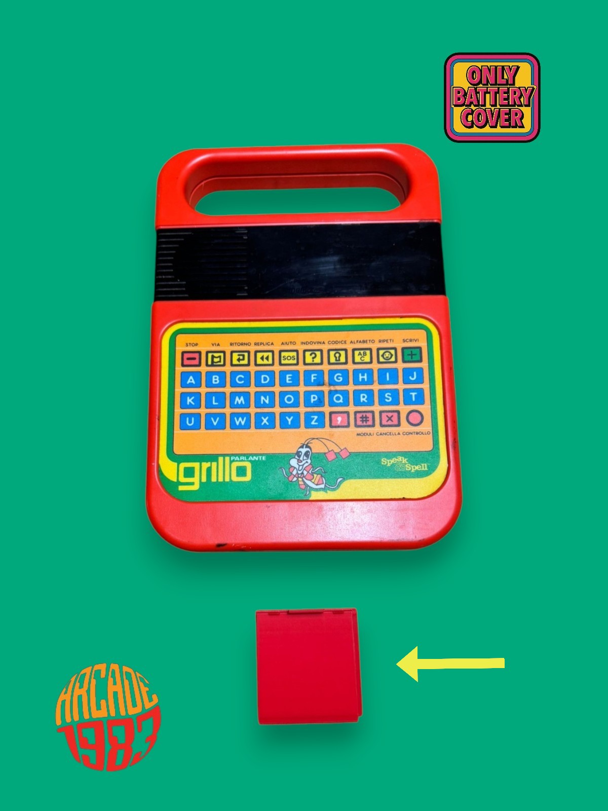 Battery Cover for Jiminy Cricket - Texas Instruments – 1983 cod.058 