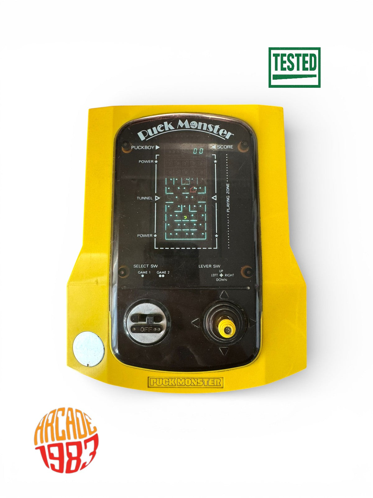 Lansay – Anni ’80 – Puck Monster – Tabletop LCD Game