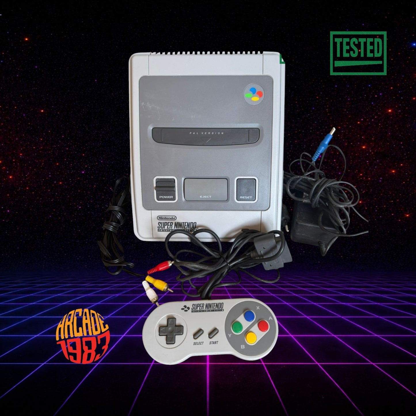 Nintendo – Snes –  Pal + controller + cavi_UP162630060