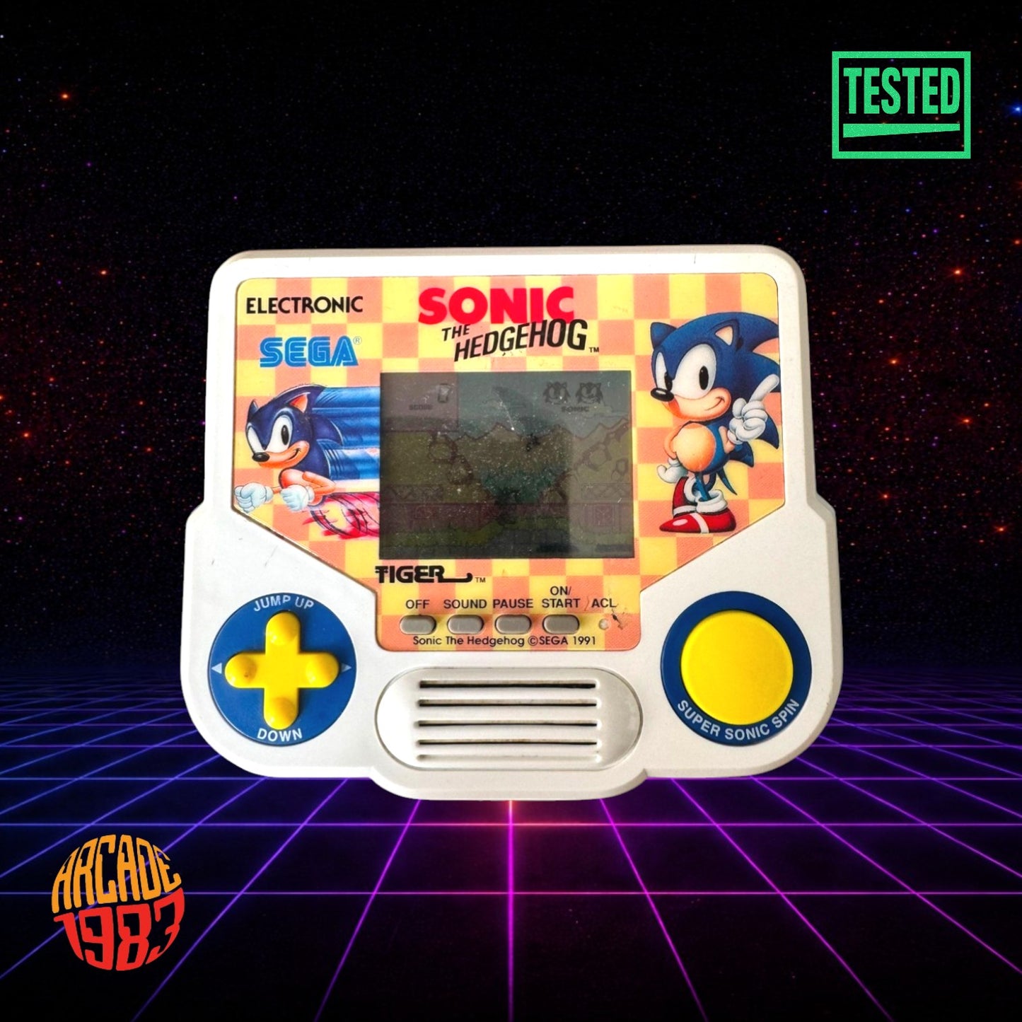 Tiger Electronics – Sonic The Hedgehog – Handheld LCD Game