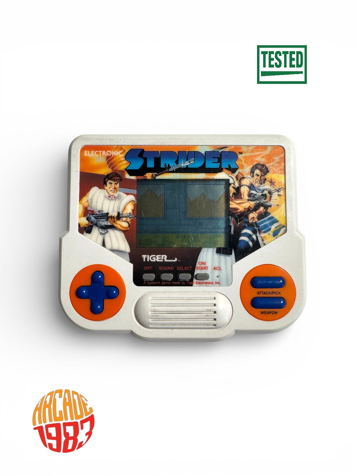 Tiger Electronics – 1988 – Strider – Handheld LCD Game