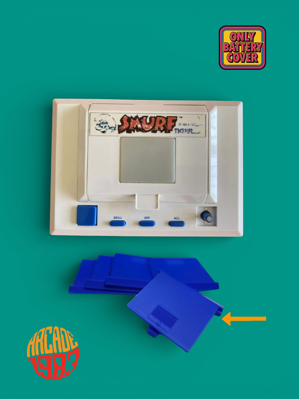 Battery Cover per Tiger – Smurf Table Game / Lucky Luke Table Game_cod.027