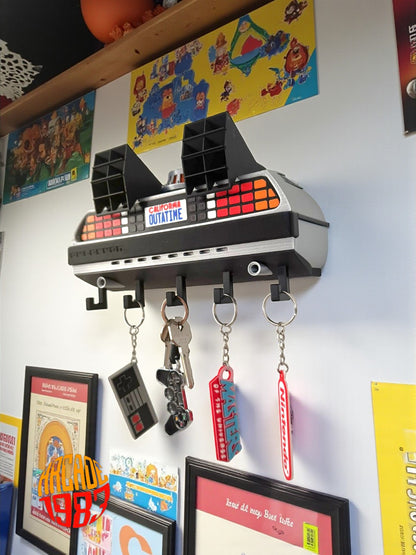 Key hanger/Keychain holder - DeLorean - Back to the Future - Nerd