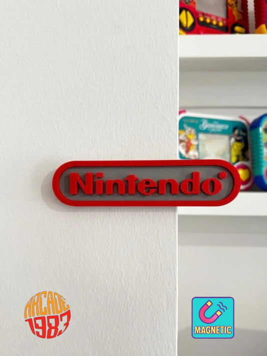 Nintendo – Magnete Logo Nintendo – Stampa 3D – Decorazione Gaming Room