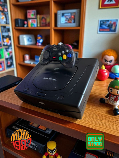 Stand/Espositore per Sega Saturn e il suo controller