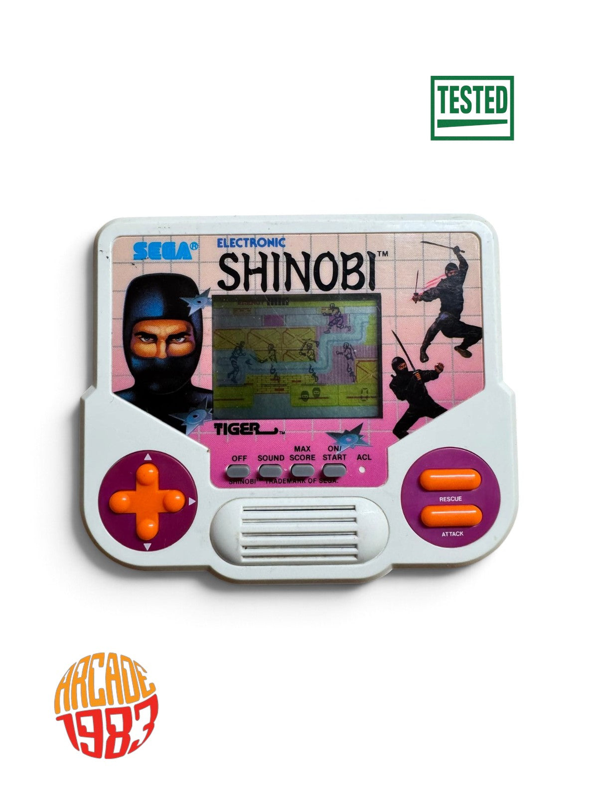 Tiger Electronics - Sega Shinobi - 1988